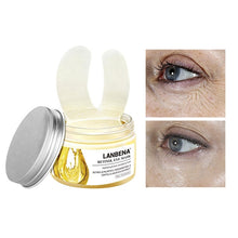Load image into Gallery viewer, LANBENA Retinol Eye Mask Hyaluronic Acid Eye Patches Serum Reduces Dark Circles Bags Eye Lines Repair Nourish Firming Skin Care