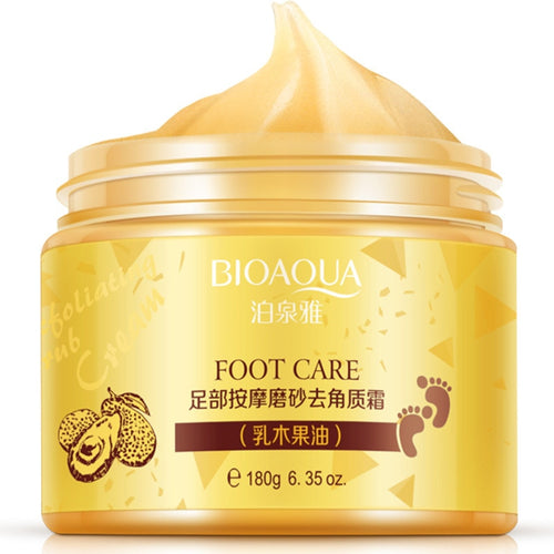 BIOAQUA Foot cream Shea Butter Moisturizing Whitening cream Foot Care Exfoliating Anti-dry scrub ageless skin care